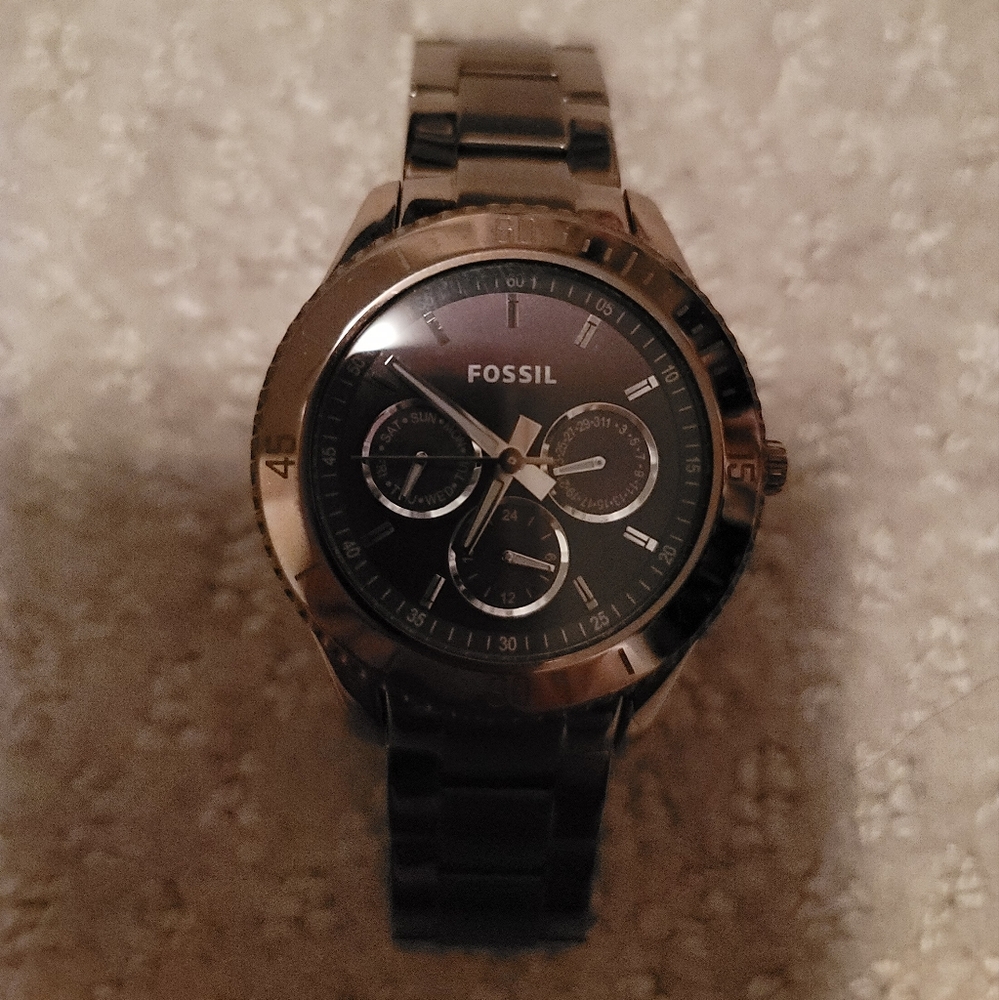 Brown Fossil Watch